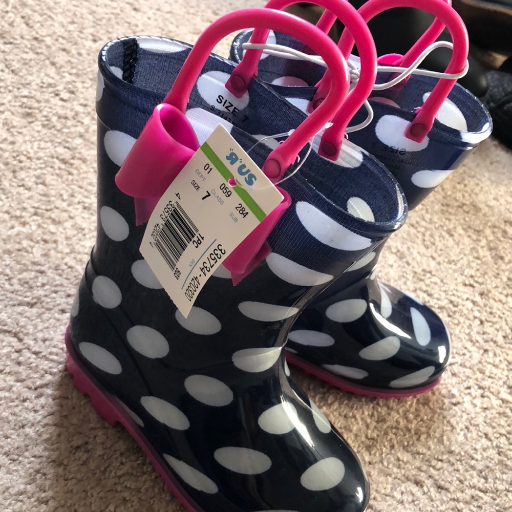 Toddler girls rain boots